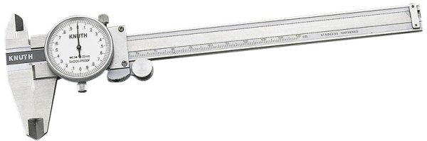 Messschieber mit Rundskala 150mm - Mobile Messmittel für Längen und Durchmesser